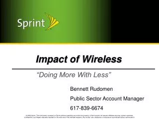 Impact of Wireless