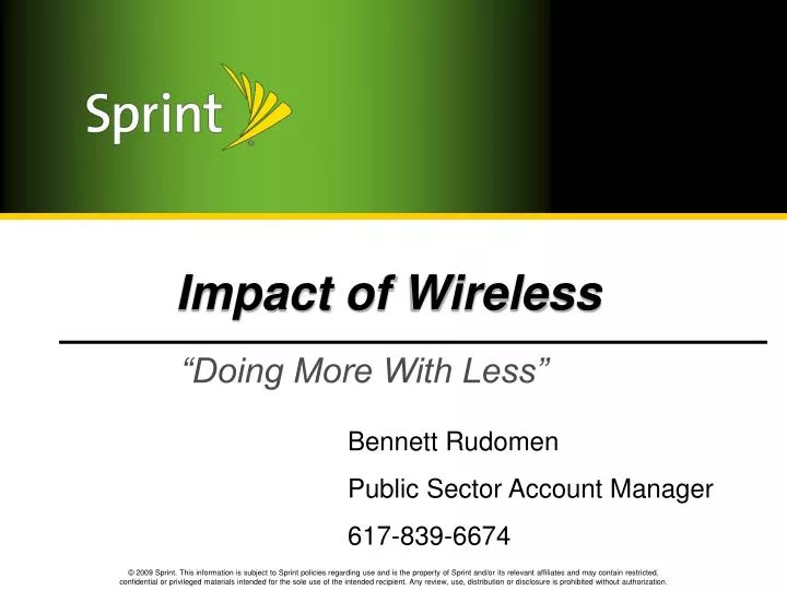 impact of wireless