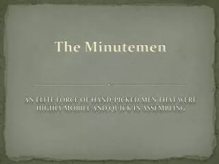 The Minutemen