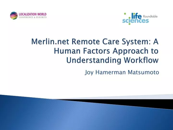 merlin net remote care system a human factors approach to understanding workflow