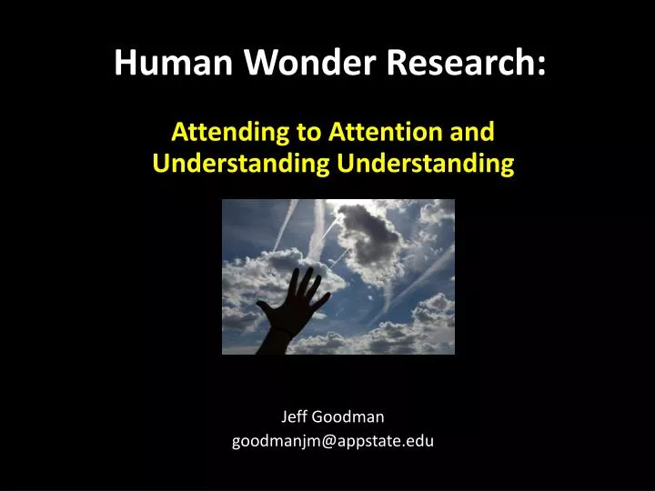 human wonder research