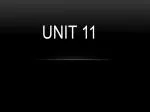 Unit 11 - slide 1