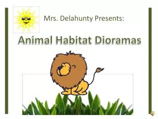 Animal Habitat Dioramas
