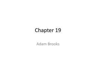 Chapter 19