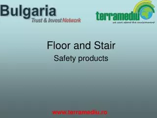Floor and Stair Safety products