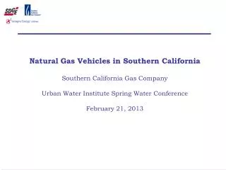 Why Natural Gas Vehicles?