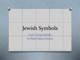 Jewish Symbols