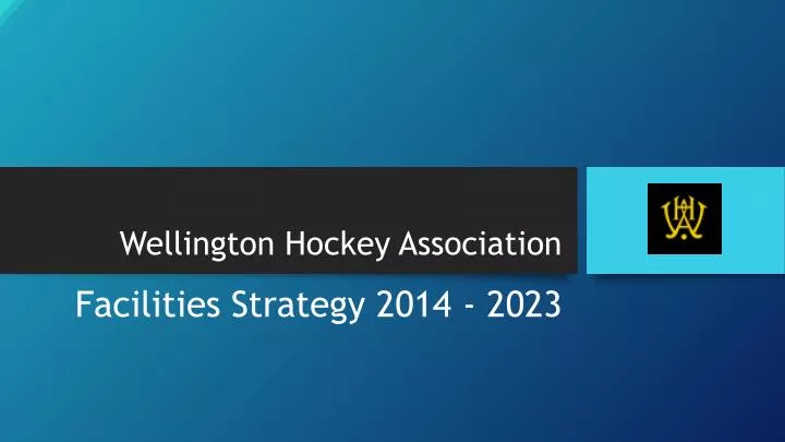 wellington hockey association