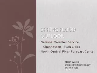 Spring Flood Outlook