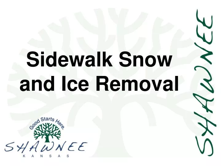 sidewalk snow and ice removal