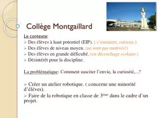 coll ge montgaillard