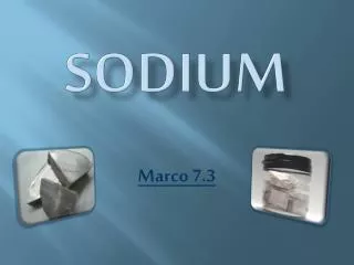 Sodium