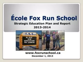 École Fox Run School