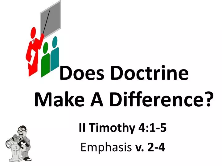 does doctrine make a difference