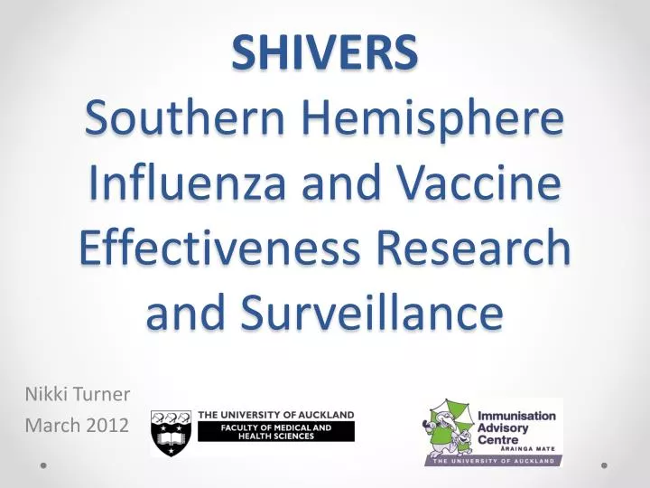 shivers southern hemisphere influenza and vaccine effectiveness research and surveillance