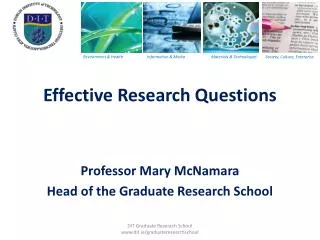 Effective Research Questions
