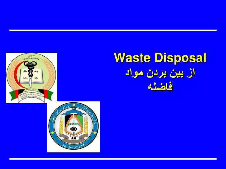 waste disposal