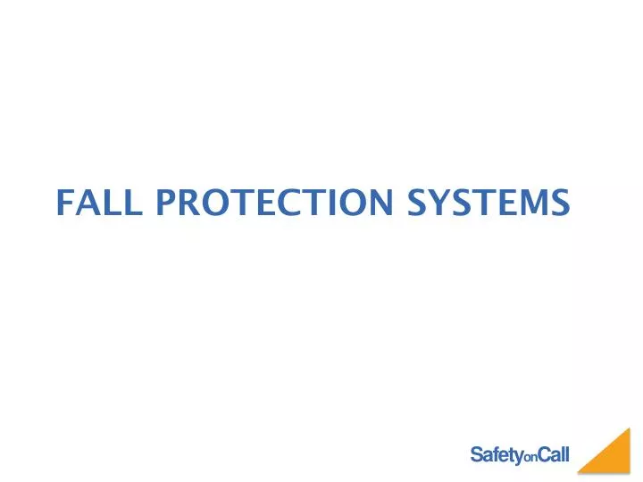 fall protection systems