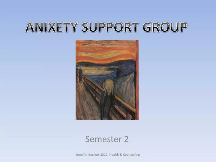 anixety support group