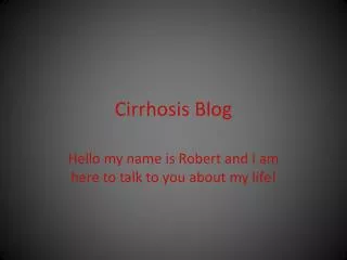 cirrhosis blog
