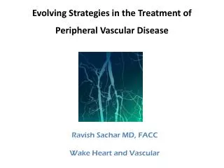 Evolving Strategies in the Treatment of Peripheral Vascular Disease