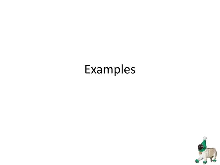 examples