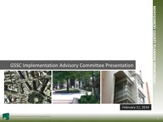 GSSC Implementation Advisory Committee Presentation