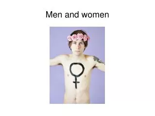 Men and women
