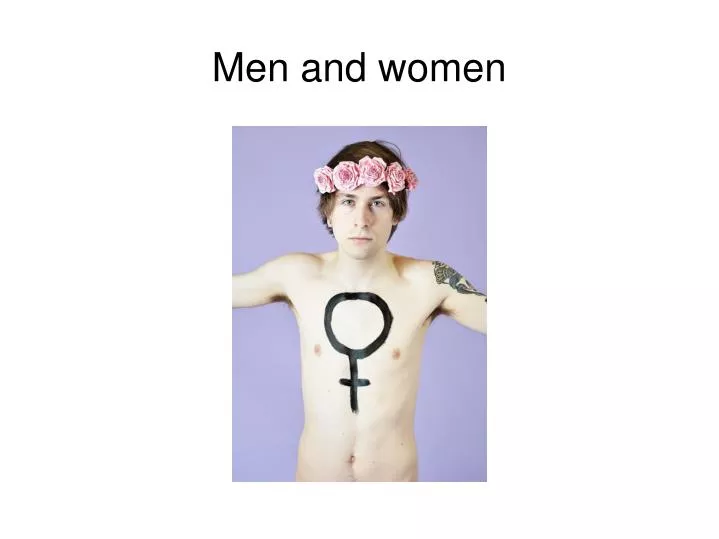 men and women