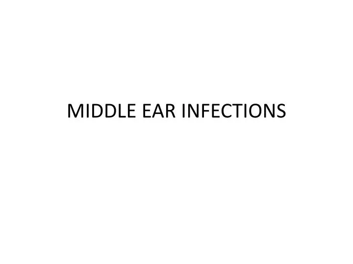 middle ear infections