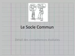 le socle commun