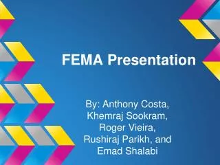 FEMA Presentation