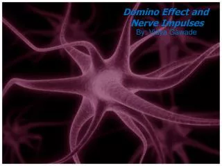Domino Effect and Nerve Impulses
