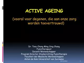 active ageing
