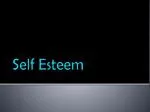 Self Esteem - slide 1
