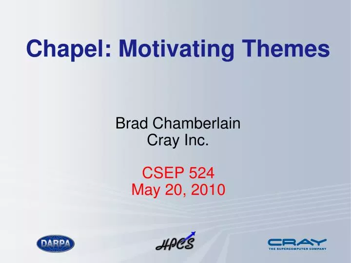 chapel motivating themes
