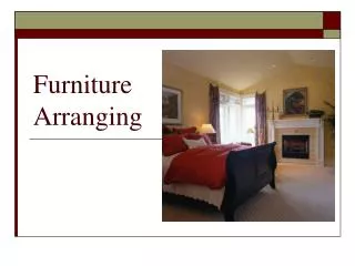 Furniture Arranging