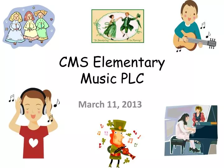 cms elementary music plc