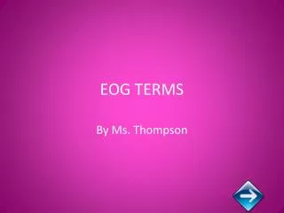EOG TERMS