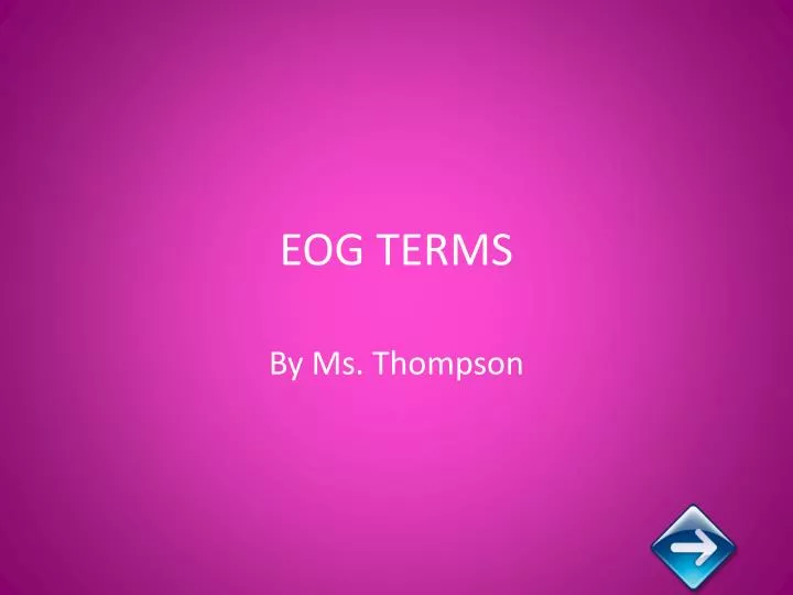 eog terms