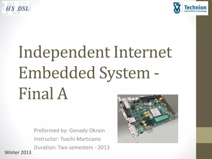 independent internet embedded system final a