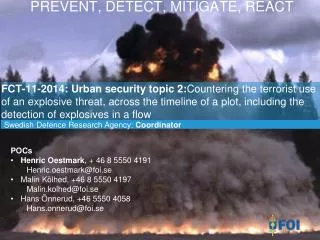 PREVENT, DETECT, MITIGATE, REACT