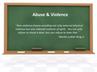 Abuse &amp; Violence