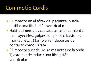 commotio cordis