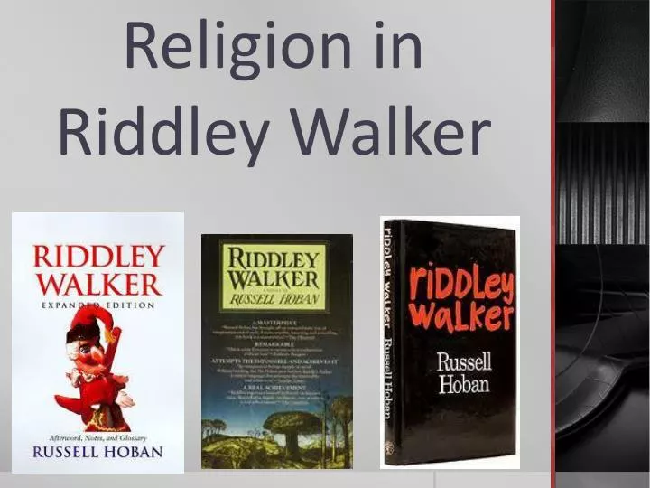 religion in riddley walker