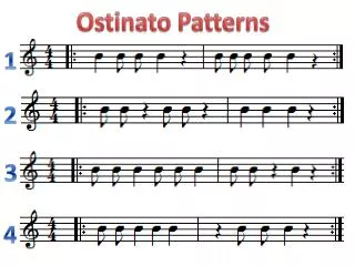 Ostinato Patterns