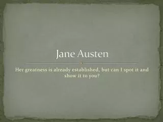 Jane Austen