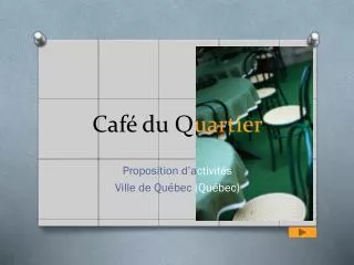 caf du q uartier