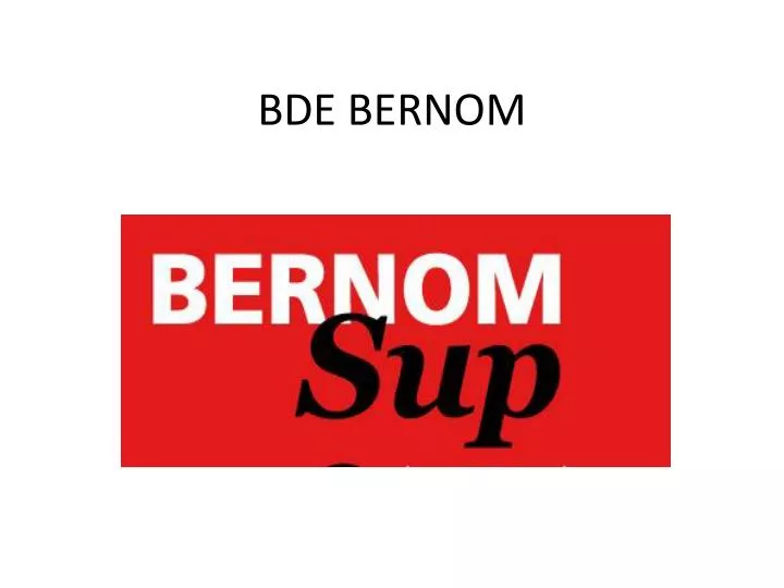 bde bernom