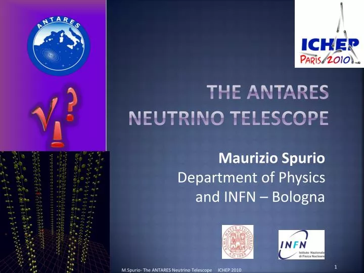 the antares neutrino telescope